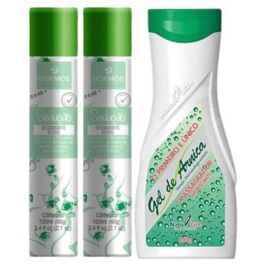 Imagem de Kit 2 Desodorante Sedução Sinta-se (verde) + 1 Gel de Arnica Natu Life