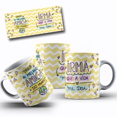 Imagem de Caneca Branca Amigas Amizades Mod.17 - Alabama Stamp