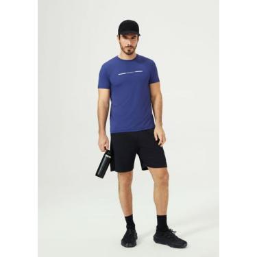 Imagem de Bermuda Esportiva Básica Masculina Easy Care Hering Sports, P, Preto