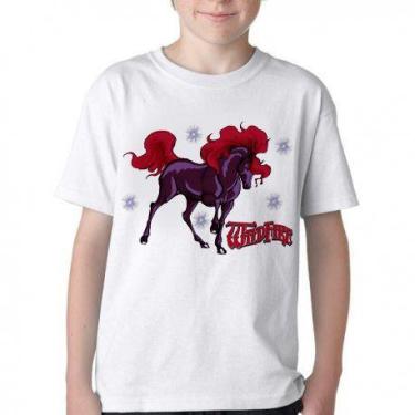 Imagem de Camiseta Infantil ou adulto Cavalo de Fogo  Blusa Criança todos tamanh