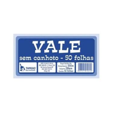 Imagem de Bloco De Vale Sem Canhoto 50 Folhas Tamoio