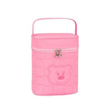 Imagem de Frasqueira para mamadeiras bebe rosa - Linha Baby