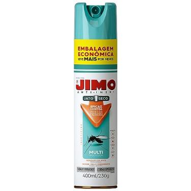 Imagem de Jimo Anti Inset Jato Seco Eficaz Contra Mosquito Moscas Baratas e Formigas Insetos Voadores e Rasteiros Moléculas de Última Geração Aerossol 400ml