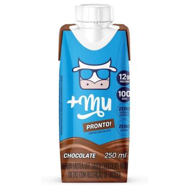Imagem de Bebida Lactea UHT Chocolate Pronto Para Beber 1und 250ml Mu +Mu-Unissex