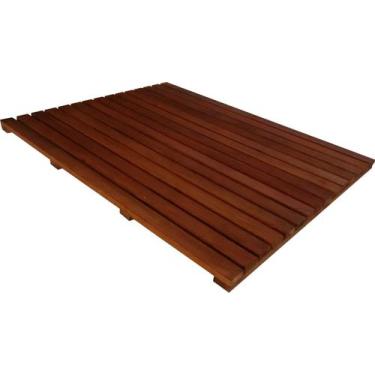 Imagem de Deck De Madeira Capacho Box Banheiro Piscina 88x91 cm NeonX Pintado, O
