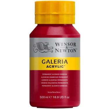 Imagem de Tinta Acrílica Galeria 500ml Winsor Alizarin Crimson 466 - Winsor & Ne