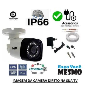 Imagem de Kit Câmera Para Ligar Direto Na Tv Cabo Montado - HBTECH