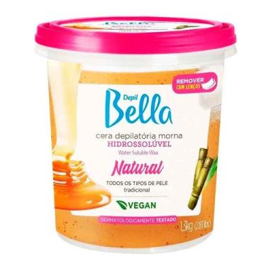 Imagem de Cera Depilatória Morna Hidrossolúvel Natural 1,3kg - Depill Bella - De