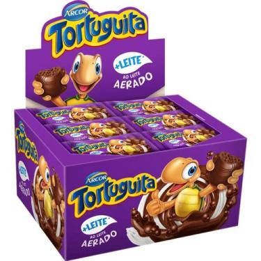 Imagem de Choc Tortuguita Aerada Leite 24 Unidades 11.5g und Arcor