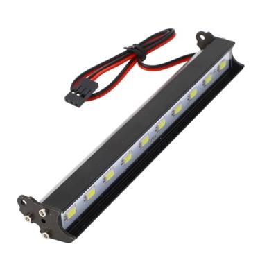 Imagem de Lâmpada de Teto de Carro RC Super Brilhante, Barra de Luz LED de Liga de Alumínio para Redcat, Axial SCX10 D90, HPI, Brilha No Escuro, Instalação Simples (135mm)