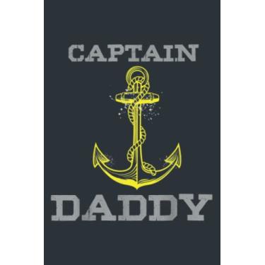 Imagem de Captain Daddy Father Pirate Daddy Sailboat Boat: Study Notebook, 6 x 9 inches, 120 pages
