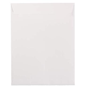 Imagem de Envelope de ponta aberta de papel JAM - Branco, 25 Per Pack, 10" x 13"