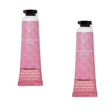 Imagem de Bath & Body Works Shea Butter Hand Cream Travel Size1.0 Fluid Ounce, 2-Pack (Champagne Toast)