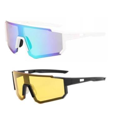 Imagem de Kit 2 Óculos De Sol Bike Ciclismo Beach Tennis Visão Noturna - PENDULA