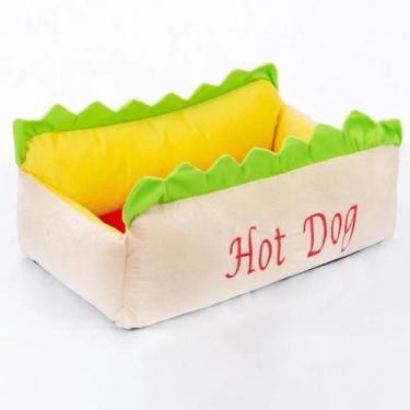 Imagem de Caminha Cama Pet Divertida Hot Dog Gato Cachorro   - LuckBaby Store