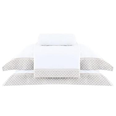 Imagem de Jogo de Cama Percal 180 Fios Buddemeyer Percalle Palazzio 100% Algodão Penteado