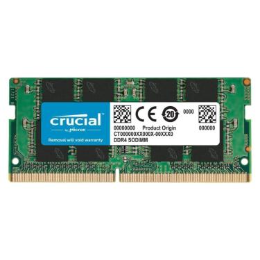 Imagem de Memória SODIMM 16GB DDR4 3200MHz Crucial - para Notebook - CL22 - CT16G4SFRA32A-Unissex