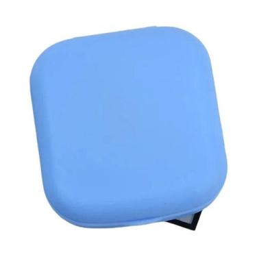 Imagem de Mini Estojo Portátil para Lentes de Contato - Colorido com Kit de Arma