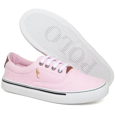 Imagem de Tênis Feminino Casual Sola Baixa Old Street Polo Blu do 33 ao 40, Rosa