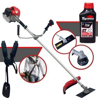 Imagem de Cortador De Grama Anmax CG430P à Gasolina 43cc + Óleo Toyama