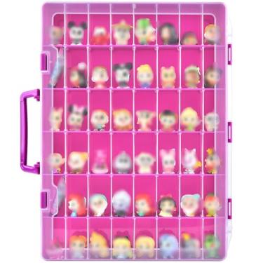 Imagem de Display Case Compatible with Disney Doorables Collectible Mini Figures/ for MGA Entertainment Miniverse. Toys Storage Organizer Container for Multi Peek/ for Village Peek Characters (Box Only)--Purple