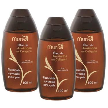 Imagem de Kit 3 und Óleo Corporal Amêndoa com Colágeno 100ml - Muriel