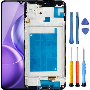 Imagem de Foufinin Substituição de tela para Samsung Galaxy A15 para Samsung A15 4G/5G com moldura A156u A156e A156w S156dl S156vl LCD Display Touch Digitalizador com ferramentas preto