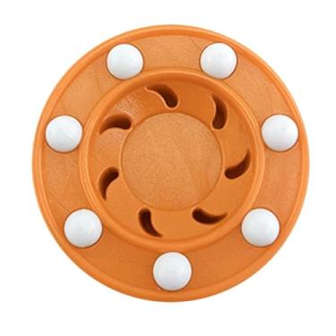 Imagem de simhoa Hóquei Puck Treinamento Ajuda Equipamento leve Rolo de gelo de rua leve para a competição de jogos Practice atividades ao ar livre, Laranja