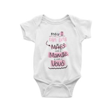 Imagem de Body do Bebê Feliz dias da Mães Mamãe Vovó Branca - Del France, M