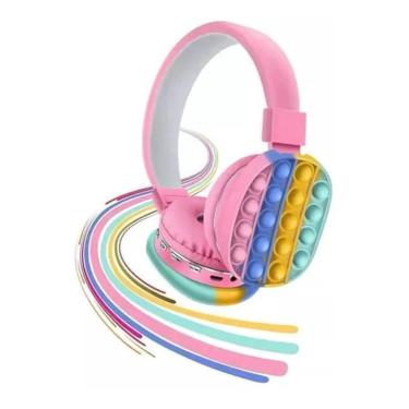 Imagem de Fone De Ouvido Infantil Pop It Fone Gamer Colorido