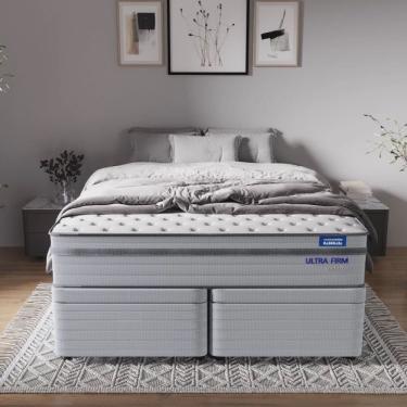 Imagem de Conjunto Base Box e Colchão Queen Ultra Firme Luna Cabecasa Madeiramadeira