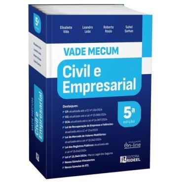 Imagem de Vade Mecum Civil e Empresarial 43º exame da ordem 2025 5ª Edição - RID