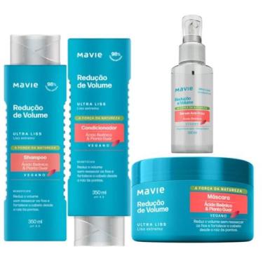 Imagem de Kit Ultra Liss Extremo Mavie Linha Completa Repelente D'Água