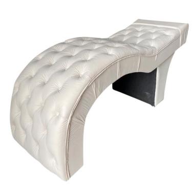 Imagem de Maca Estética Estofada M1 60cm - In9 Decor, Corino Bege - In9 Decor
