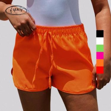Imagem de short tactel feminino VariaS cores e Tamanhos saida de praia - K'GENTE