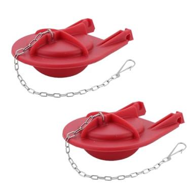 Imagem de Kit de substituição para vaso sanitário estilo grande de 8,5 cm com corrente, compatível com Kohler GP1039444 melindrosa para banheiros de uma peça com tecnologia classe cinco, vedação forte, vermelho