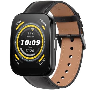 Imagem de Pulseira de couro para relógio inteligente Coros Pace 3 / Apex 2 Pro / Apex Pro / Apex 46 mm feminino e masculino, pulseira de substituição de couro macio ajustável de 22 mm para relógio Coros Pace 3