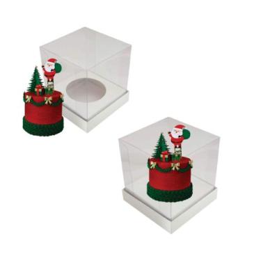Imagem de 50 Caixas para Mini Bolo/ Panetone 15x15x15 CM - Gopack