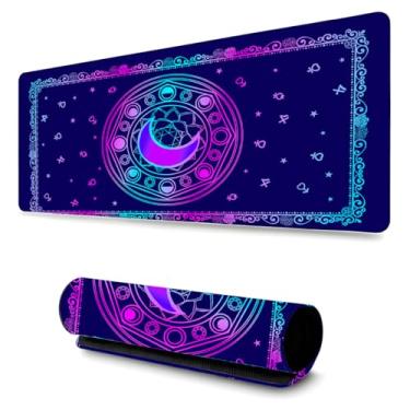 Imagem de Mouse Pad Gamer Profissional Confortavél Anti Derrapante Games e Escritório (65x32cm) - Moon