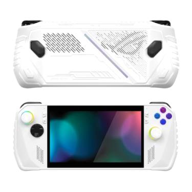 Imagem de PlayVital ABSOLUTE TPU Protective Case for ROG Ally, Anti-Slip Grip Cover with Joystick Caps for ROG Ally Accessories, Anti-Scratch & Shockproof - White
