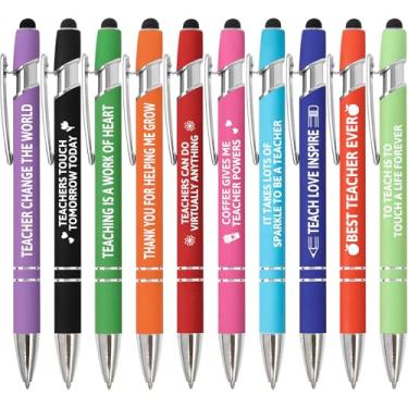 Imagem de Canetas de agradecimento de professores, caneta esferográfica motivacional para professores, agradecimento, lembrancinhas de presente para escola, sala de aula, suprimentos de formatura de fim de ano