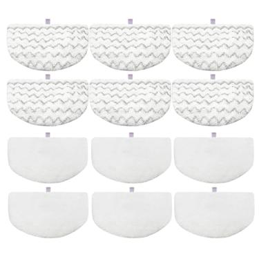Imagem de Pacote com 12 almofadas de esfregão a vapor 1940 1806 para esfregão a vapor Bissell Powerfresh 1940 1440 1544 1806 2075 2181 2814, para Bissell Steam Mop Pads 19402 19404 19408 19409 19409 940A 1 940W