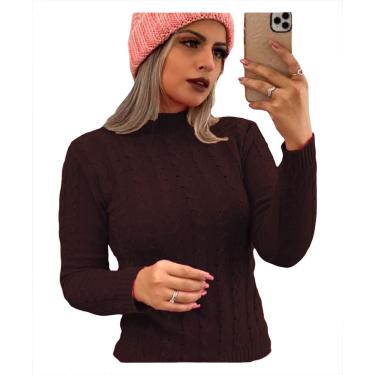 Imagem de Blusa Feminina Suéter Gola Alta Cacharrel