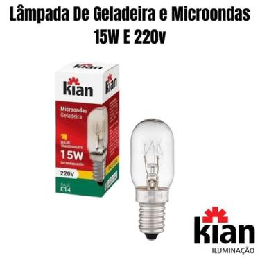 Imagem de Lâmpada De Geladeira e Microondas 15W 220V E14 Kian