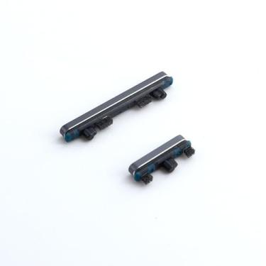 Imagem de Ygpmoiki Botão de volume liga/desliga para Google Pixel 7 Pro Power On Off botão de volume/botões laterais conjunto de substituição de chave - Obsidiana