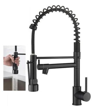 Imagem de Torneira Gourmet Cozinha Dois Jatos Monocomando Aerador Misturador Agu