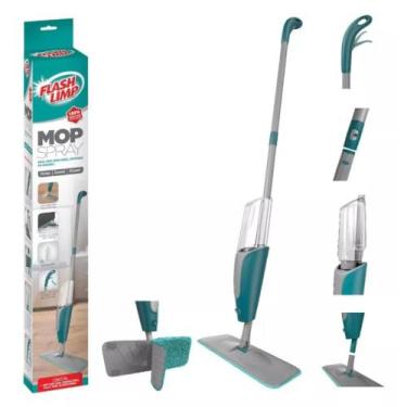 Imagem de Mop Spray Flash Limp com Dispenser Integrado e Base 360 - Limpeza Prát