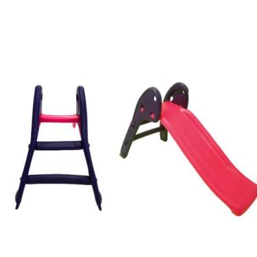 Imagem de Parquinho Escorregador Pequeno Infantil-2 Degraus-Brinquedo Playground