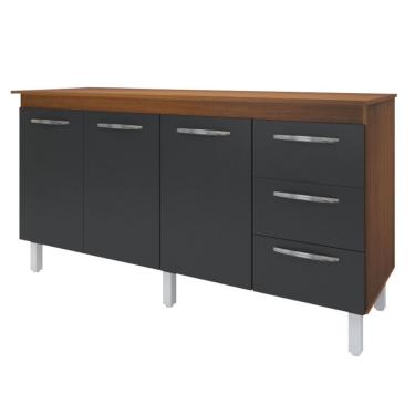 Imagem de Balcão Com Tampo Emily 160 Cm Savana Moblis