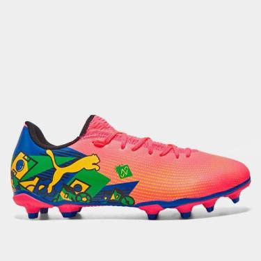 Imagem de Chuteira Campo Puma Future 7 Play NJR BDP Unissex, Rosa, 40